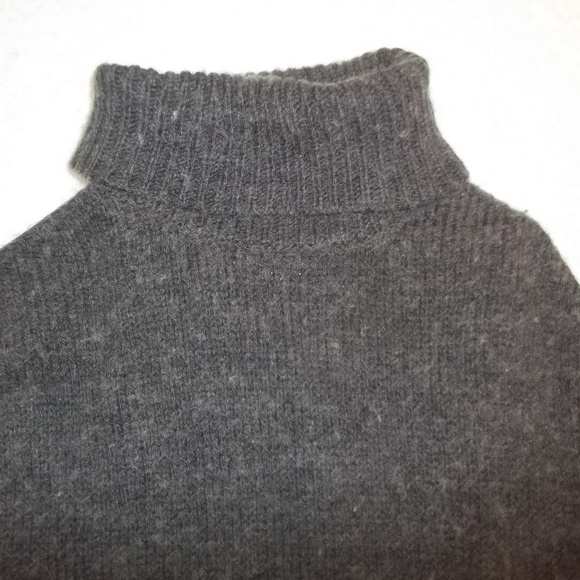 Alloy Gray Tie Sweater Poncho Size Small - Picture 4 of 6
